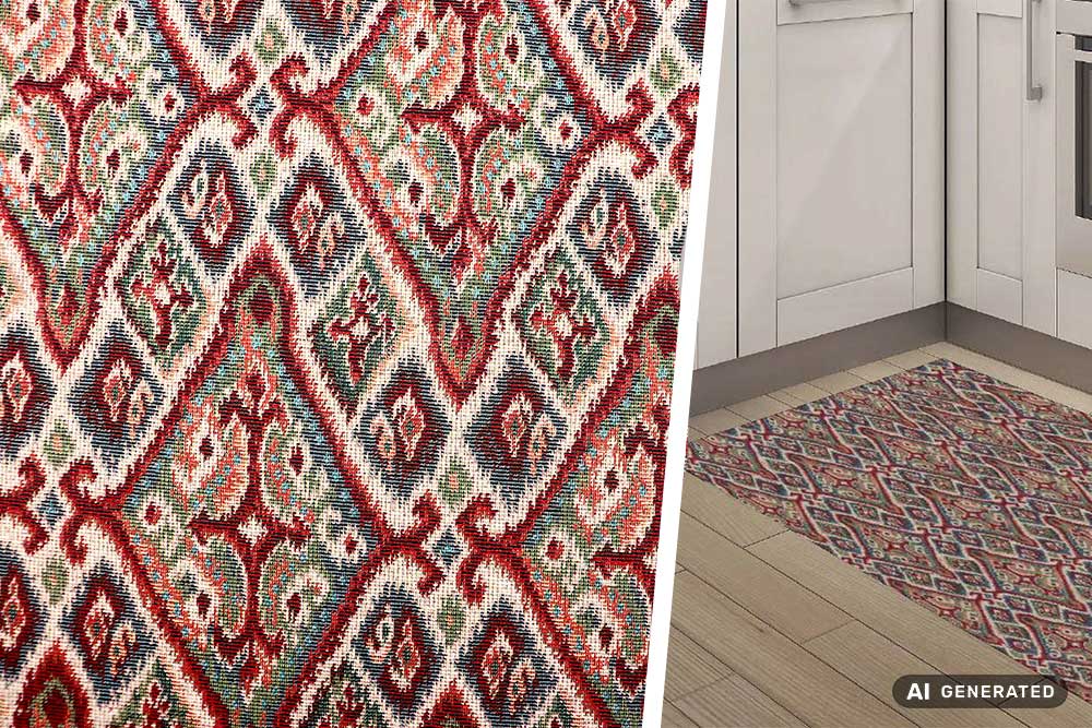 Teppichläufer-Meterware - Jacquard - Orient 