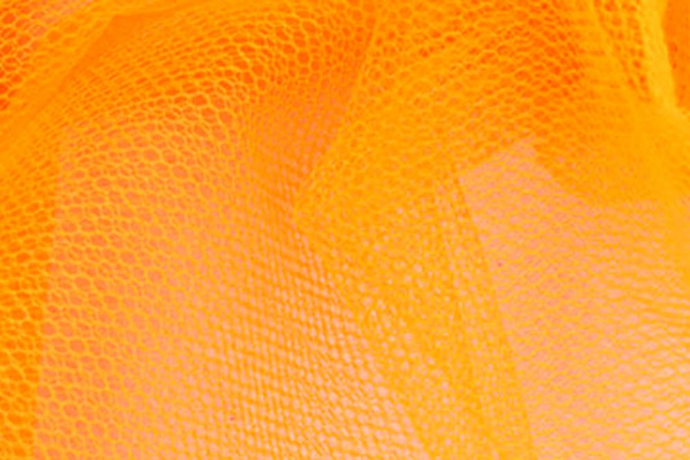 Feintüll - Neon Orange - 1,0 Meter 