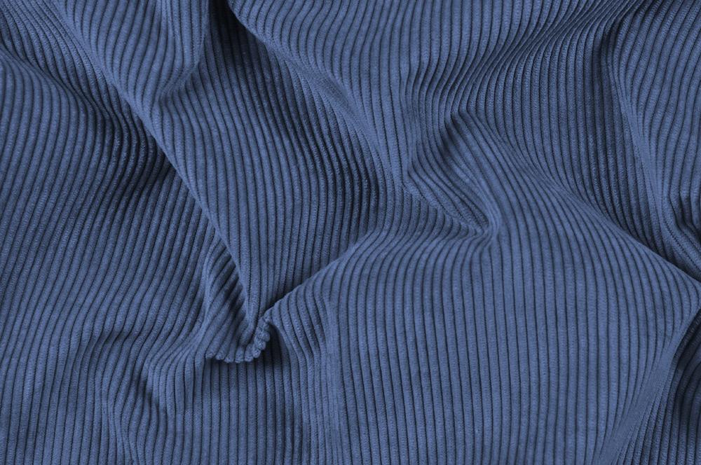 Möbelbezugsstoff - Cordsamt - Blau - 1,0 Meter 