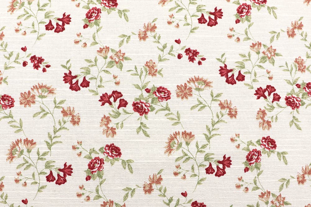 Ein wunderhübsches Blümchenmuster empfiehlt diesen überbreiten Stoff als die perfekte Ergänzung zur Landhaus-Einrichtung 100602 Landhausstil Rosen Dekostoff S4 Übergardinen Landhausstil 280 cm - Rosen Style 5