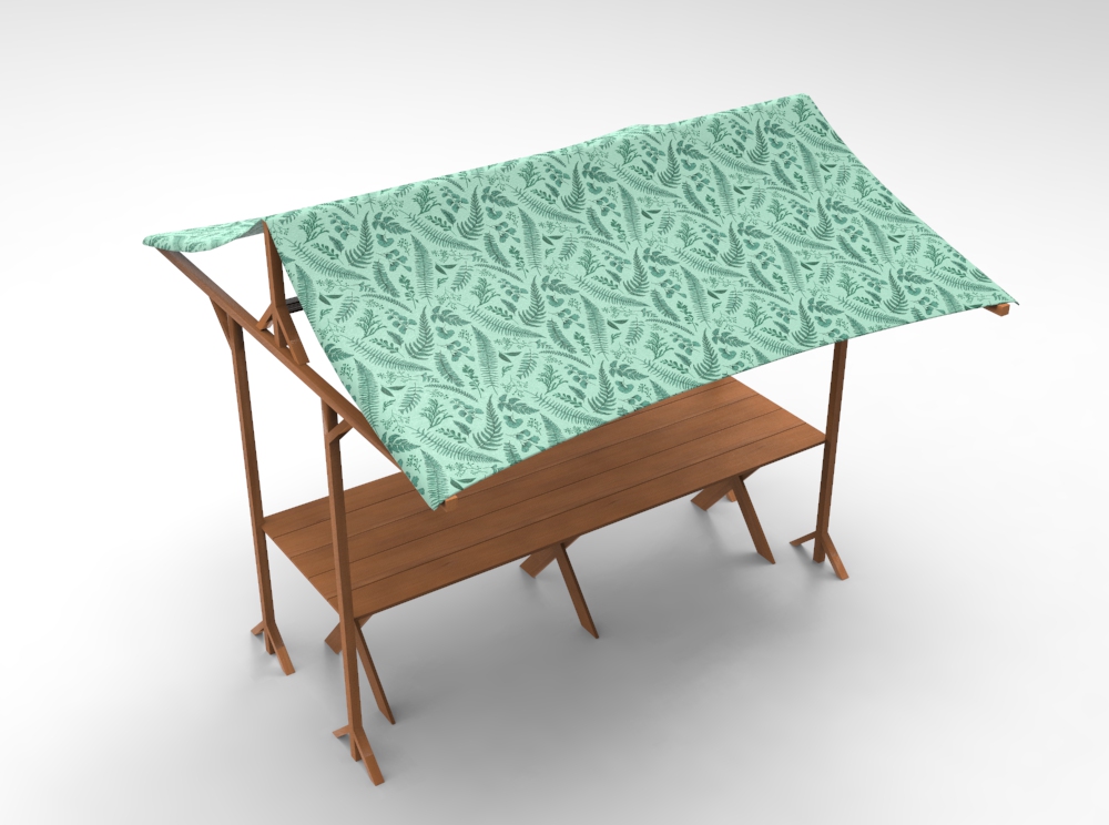 Toller Deko-Stoff für den Outdoor-Bereich mit feinen Farnen 114 102350 Outdoorstoff Farnwald Outdoor Bezugsstoffe Outdoorstoff - Farn-Wald