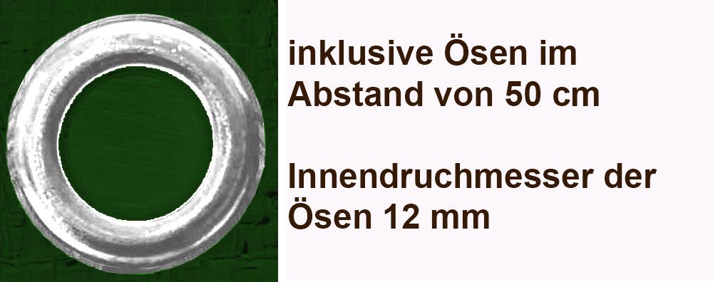 53303 Abdeckplane Oliv Abdeckungen Holz, Möbel, usw. Holzabdeckungsplane 180 g - 1,5 m x 6 m inkl. Ösen