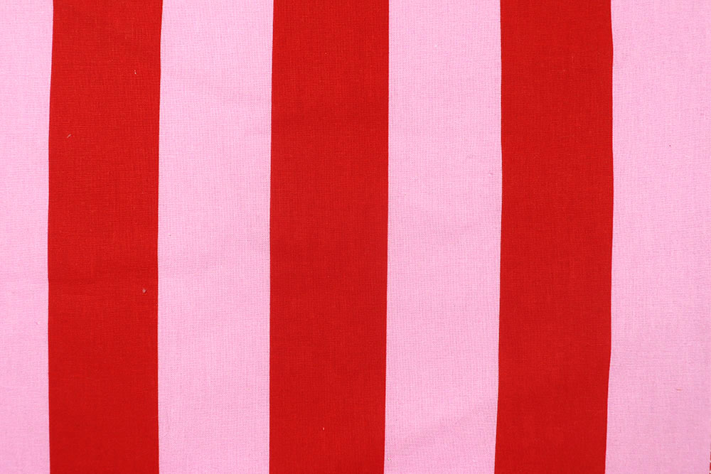 Bicolor-Baumwolle im sommerlichen Gewand - fröhlich-gestreifte Ware für Deko, Kleidung und mehr! Baumwollstoff Blockstreifen Rosa Rot S4 Baumwolle Streifen Baumwollstoff Blockstreifen - Rosa/Rot