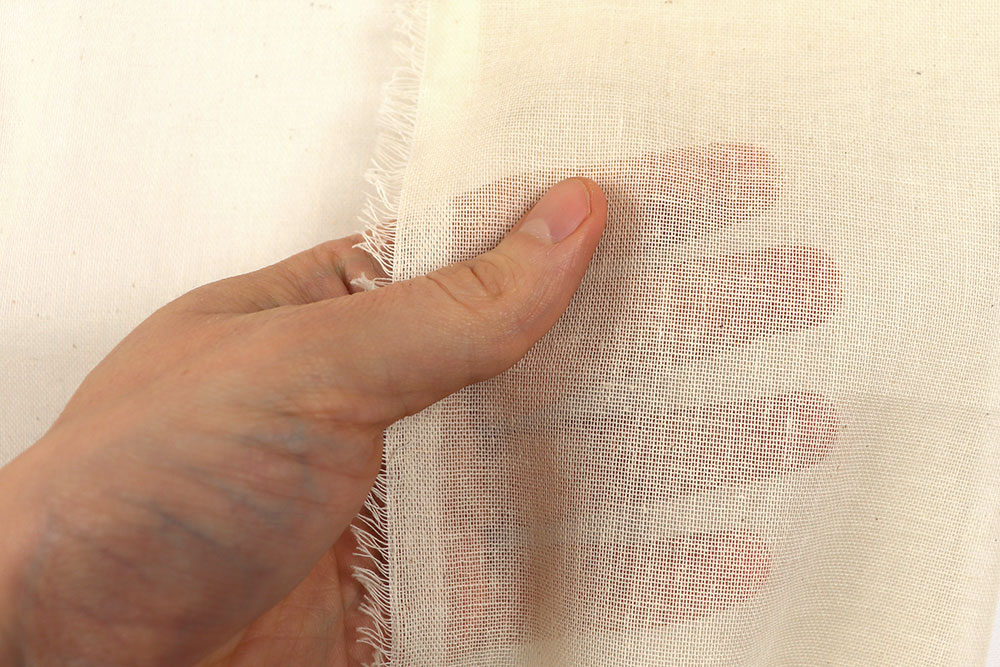 Baumwollnessel, ein feiner und luftig leichter Baumwollstoff mit Überbreite von 4,2 m Bg5030 Baumwollstoff Schleiernessel Sand(2) Beschattungsstoff Baumwolle leicht - Schleiernessel - 420 cm - Sand