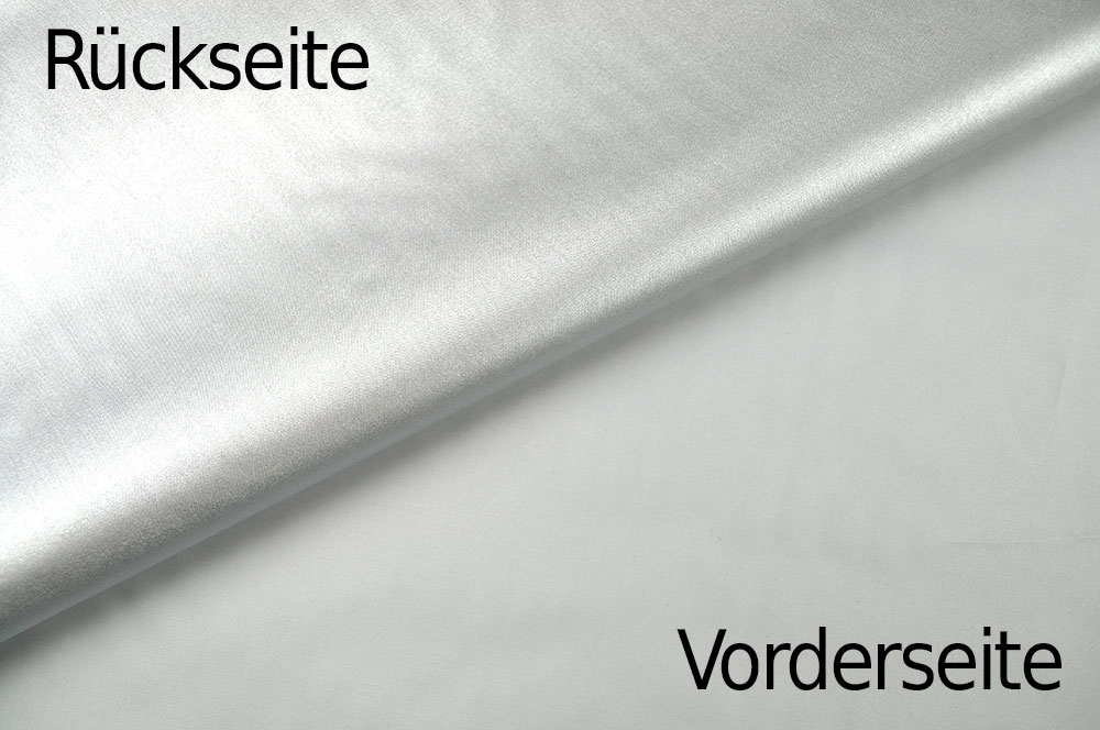 Gechintzter Stoff für Bekleidung und mehr Bk5589 Chintz Silber Festliche Stoffe Chintz-Stoff - Silber