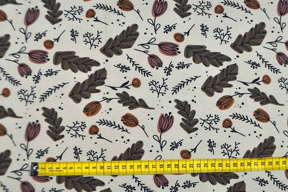 Super geschmeidiger Jersey mit fröhlichem Blumendesign  Bk7343 Jersey Digital Babyblumen (3) Kinder Jersey Digital - Babyblumen