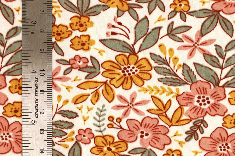 Supersofter, anschmiegsamer Jersey mit buntem Blumenmotiv zum Verlieben! Bk7443 Jersey Blumen Kinderstoffe Frühlings-Jersey - Mirana