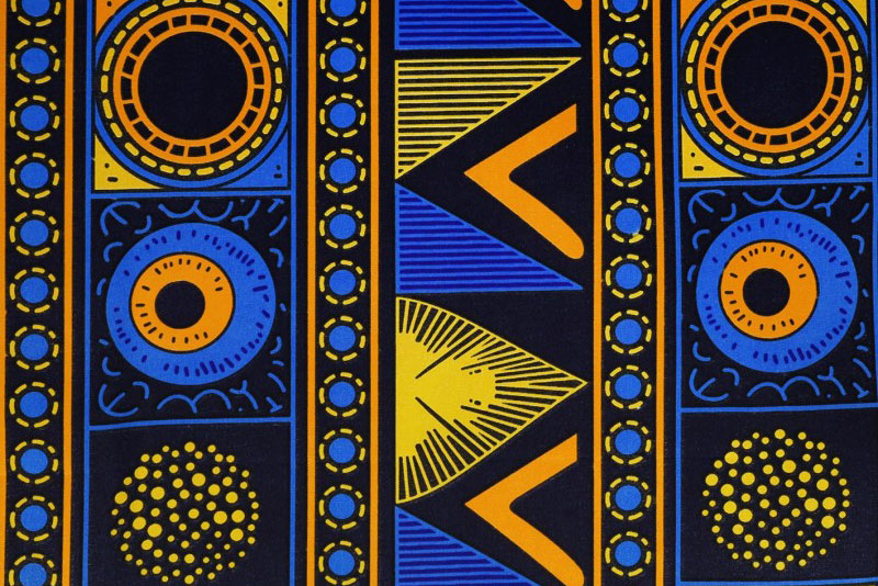 African Waxprint, beidseitig bedruckt, herrlich weich, pflegeleicht und preiswert zu haben! Bk7455 African Waxprint bedr. Bekl. Stoffe African Waxprint - Abidemi