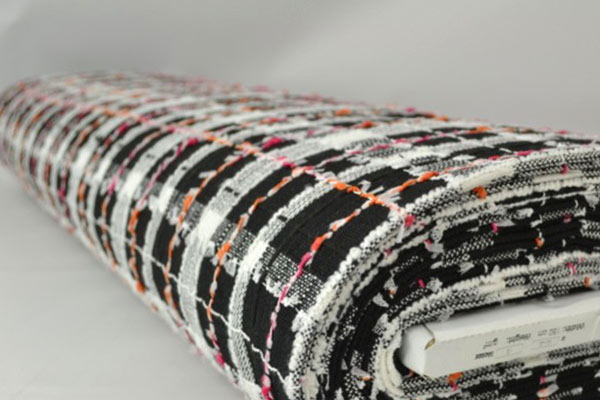 Schwer, warm, weich: Herrlicher Stoff mit Wollanteil für kalte Tage! Bk7660 Wollmix Karo Karostoffe Wollmix - Fancy Karo