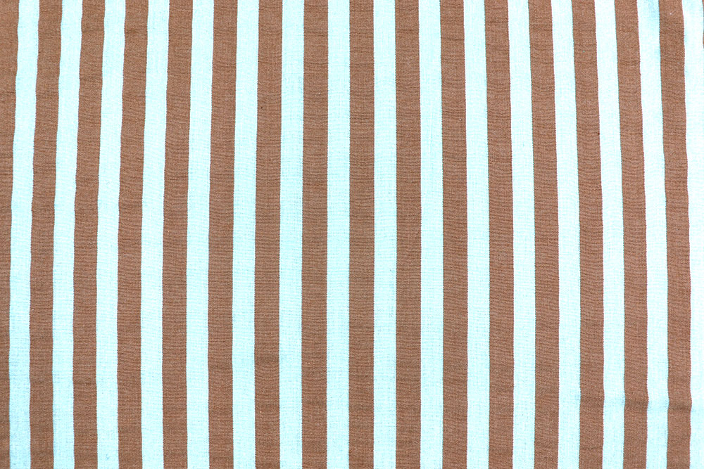 Klassischer Seersucker mit schönem Streifendesign - perfekt für Blusen, Hemden und Bettwäsche! Bk7875412 Seersucker Streifen Hellblau Camel S4 Streifen und Co. Seersucker - Streifen - Mint/Braun