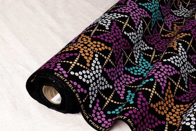 Beidseitig bedruckter Stoff im Stil traditioneller afrikanischer Motive, herrlich weich und pflegeleicht!  Bk7938 African Waxprint Afrika Wickelstoffe African Waxprint - Chama