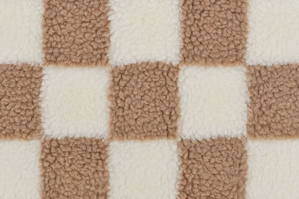 Kuscheliger Sherpa Fleece trifft auf klassisches Karo-Muster. Ein Must-Have für Herbst-Liebhaber Bk8013 Sherpa Karo Sherpa Fleece Sherpa Fleece - Karo Chess