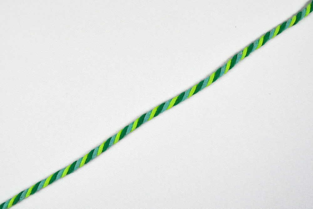 Vielseitig verwendbare Kordel in verschiedenen Grün-Tönen  Bm1113001 Kordel Multicolour Gruentoene 3(2) Kordeln + Schnüre Kordel - Grüntöne - 6 mm - Meterware