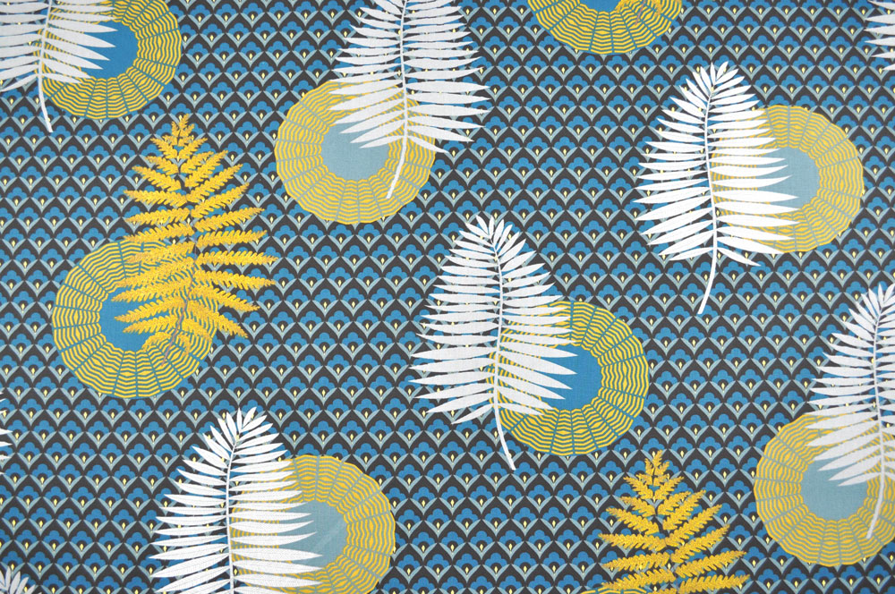 Hochwertiger Stoff aus reiner Baumwolle und mit einem natürlichem Warengriff - ideal für Dekorationen und Heimtextilien  Co6514 Baumwollstoff Bltter S4y Patchworkstoffe Meterware Baumwollstoff - Florentin