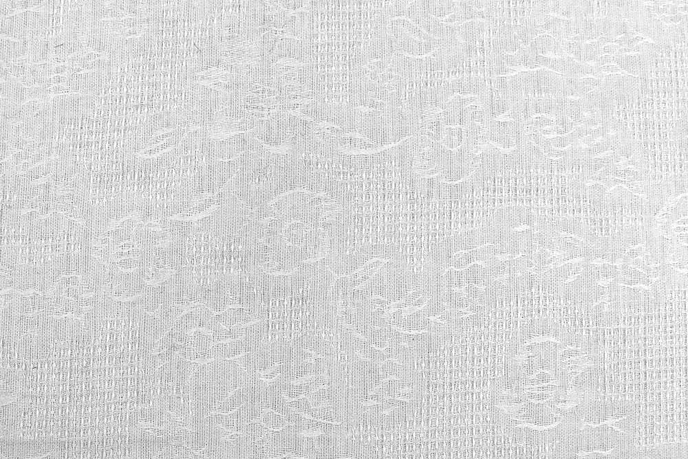 Edler Baumwollstoff mit durchgewebtem Waffelmuster - eine schöne Qualität für Trachtenmode, Kissen, leichte Vorhänge und vieles mehr Co6628 Baumwoll Jacquard Weiss 2 Übergardinen Baumwoll-Jacquard - Martha