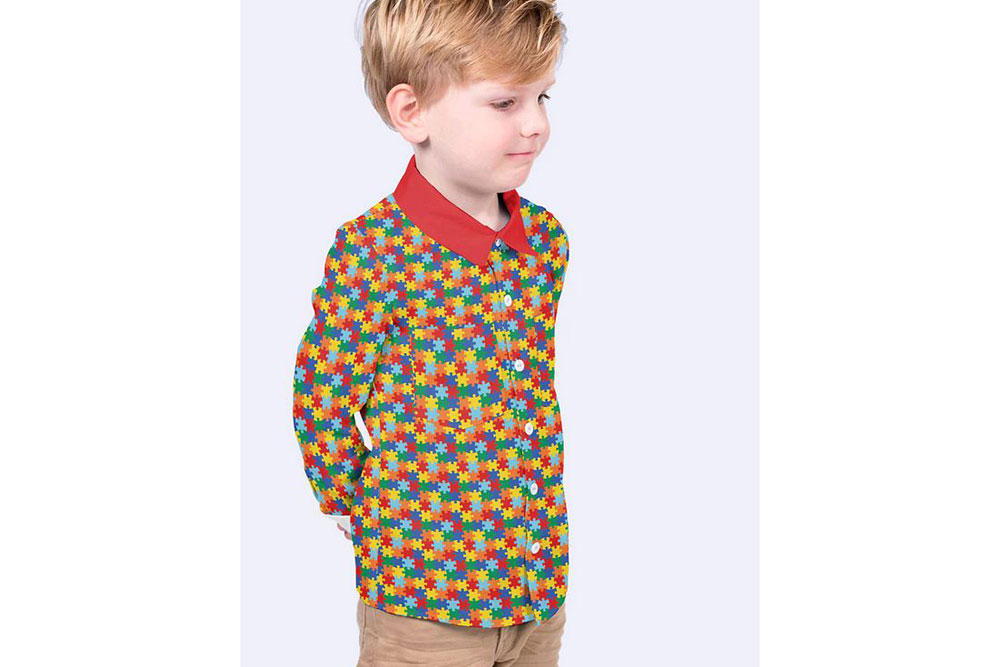 Puzzeln macht tierisch Spaß! Die perfekte Meterware für Puzzlefans und Kids gibt es hier zum Top-Preis! Co6684 Baumwollstofff Puzzle Kinderstoffe Baumwollstoff - Buntes Puzzle
