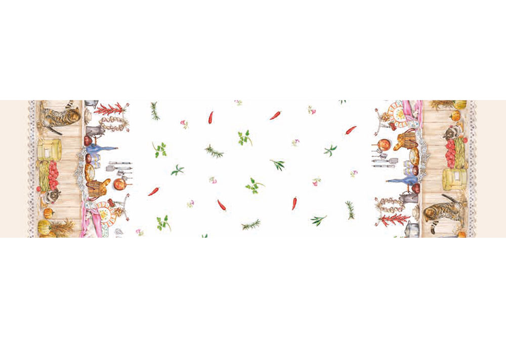Katztastischer Stoff aus reiner Baumwolle - das detailreiche Motiv wird Sie garantiert umhauen! Co69 Katzen Tiere Baumwoll-Dekostoff Digital - Katzenleben