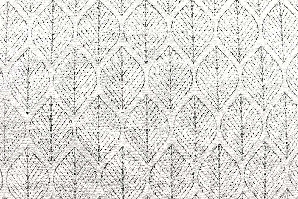 Zeitloses Design auf hübschem Dekostoff in dezenter Farbzusammenstellung, beidseitig einsetzbar! Ds1822 Dekostoff Blaetter Creme Grau S4y Dekostoffe Jacquard Premium-Jacquard - Zeitlose Blätter - Creme/Grau