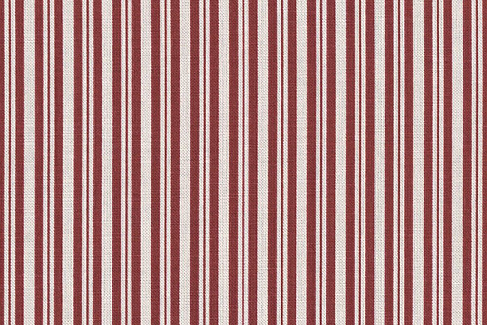 Schwerer Deko-Stoff mit zeitlosem Streifendesign in Rot-Beige Ds1922250 Dekostoff Streifen Rot S4y Übergardinen Dekostoff - Streifen - Rot