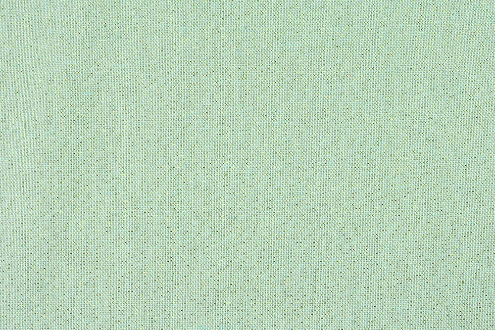 Mintfarbener Dekostoff, mit Goldfäden durchzogen - der Hingucker schlechthin! Ds2294 Dekostoff Glitzer Gold Mint Weihnachten Uni Dekostoff Gold-Glitzer - Mint