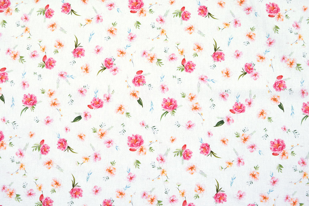 Im wahrsten Sinn des Wortes TRAUMhaft! Floral bedruckte, überbreite Ware für Bettwäsche und mehr Ds3204 Baumwoll Dekostoff Ueberbreit Bluemchen Bettwäsche-Stoffe Bettwäsche-Stoff - Blümchenträume - 280 cm