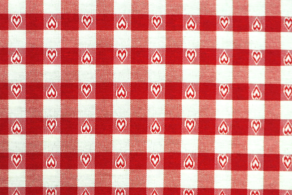 Klassischer Vichy-Karo-Stoff mit kleinen Herzen in Überbreite in wunderschönen Farben Ds3289 Dekostoff Ueberbreit Vichy Karo Herzen Rot S4 Karos - 280 cm Dekostoffe Dekostoff - Vichy-Herzen - 280 cm breit - Rot