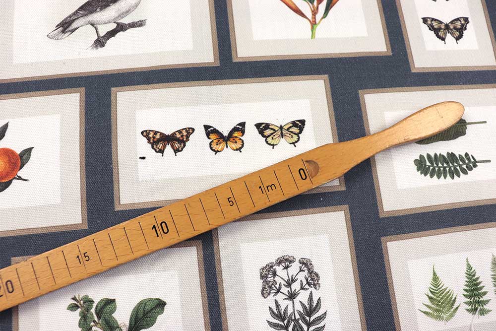 Digital bedruckter Panama mit hohem Baumwollanteil und einem wunderschönen Design, das auf jedem Zentimeter eine neue Überraschung bietet! Ds3312 Dekostoff Ueberbreit Bilder S4 Blumen, Früchte, Pflanzen - 280 cm Dekostoffe Dekostoff Premium - Nature on my Wall - 280 cm