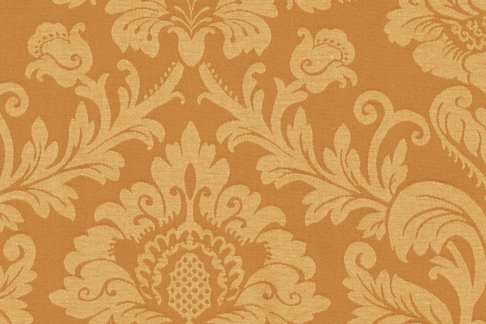 Hochwertiger, glänzender Dekostoff im barocken Design mit 40.000 Scheuertouren Ds5249 Barock Ornament Beige Outdoor Dekostoffe Dekostoff Outdoor - Barock-Ornament - Beige