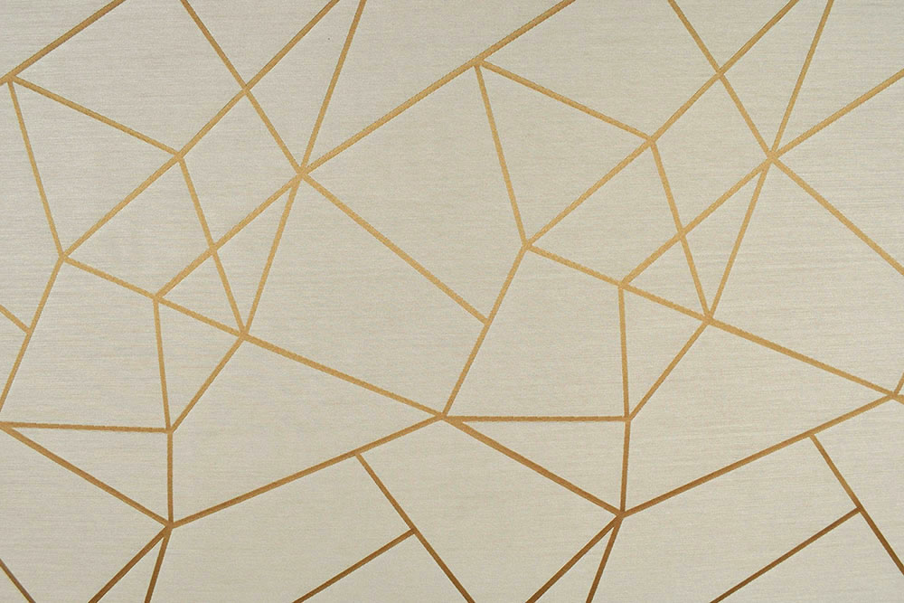 Modernes Design, aufwendig verwebt - dieser zweiseitige Dekostoff ist an Qualität kaum zu übertreffen! Ds5987 Dekostoff Grafik Hellbraun Beige Taschenstoffe Wende-Dekostoff - New Fashion No. 3 - Creme/Goldbraun