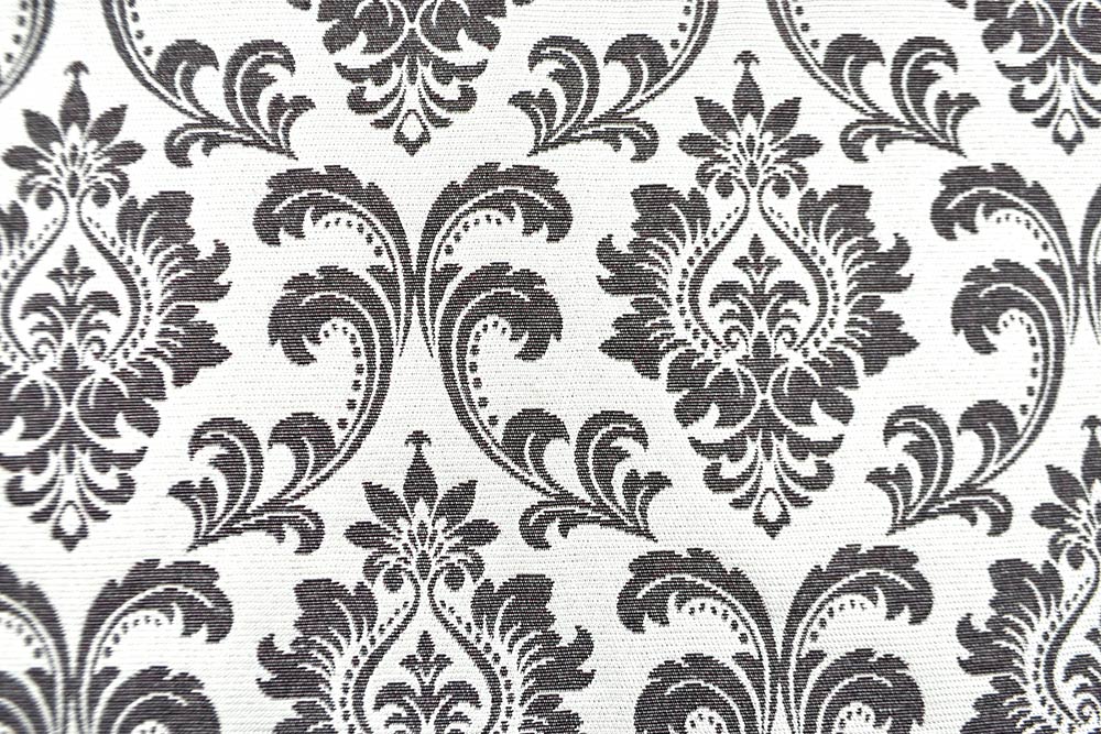 Königlicher Jacquardstoff mit stilvollem, opulentem Barock-Design! Ds6089 Jacquard Beidseitig Barock Ornament S4 Creme Taschenstoffe Jacquard - König Friedrich - Creme