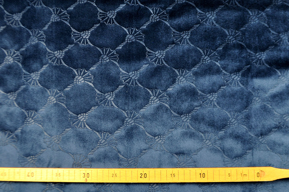 Geprägter Samt mit Stil aus der JOOP!-Kollektion - lassen Sie Ihr Zuhause in neuem Glanz erstrahlen! Ds6173 Joop Samt Kornblume Nachtblau S4 JOOP! JOOP! - Kornblumen-Samt - Velvety - Nachtblau