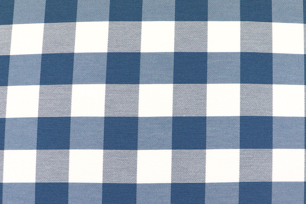 Eleganter Jacquard-Stoff im Landhausstil mit klassischem Karo-Muster für ein gemütliches, rustikales Ambiente. Ds6284 Jacquard Dekostoff Karo Blau Dekostoffe Jacquard Dekostoff Jacquard beidseitig - Karo - Blau