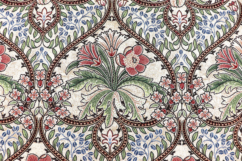 Dieser Gobelin-Dekostoff beeindruckt und verzaubert mit einem bunten, detailreichen Design! Ds6289 Gobelin Ornament S4 Taschenstoffe Gobelin - Jane