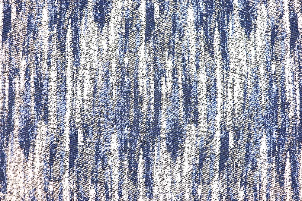 Aufwändig gewebter Gobelin mit lässig modernem Design Ds6304 Gobelin Stoff Streifen Vintage Blau S4 Dekostoffe Gemustert Gobelin Basic - Stripey - Jeansblau