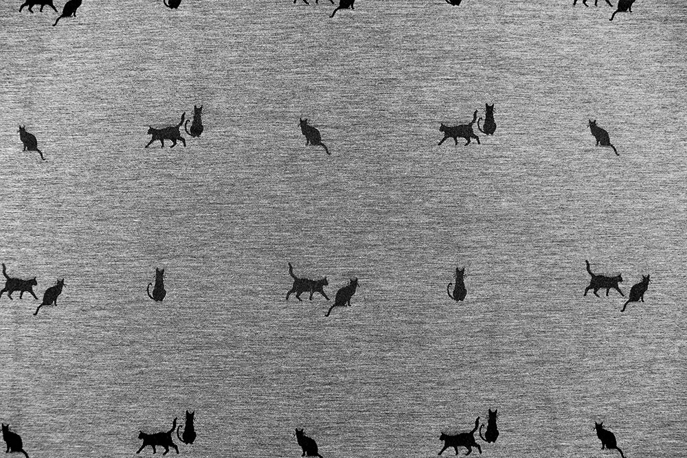 Katztastischer Jacquard mit Stil: Ideal für Gardinen, Kissen und vieles mehr - MIAAAAAAAAAAAAAAAAAAUUUU! Ds6394 Dekostoff Jacquard Katzen 3 Dekostoffe NEU  Dekostoff Jacquard - Black Cats