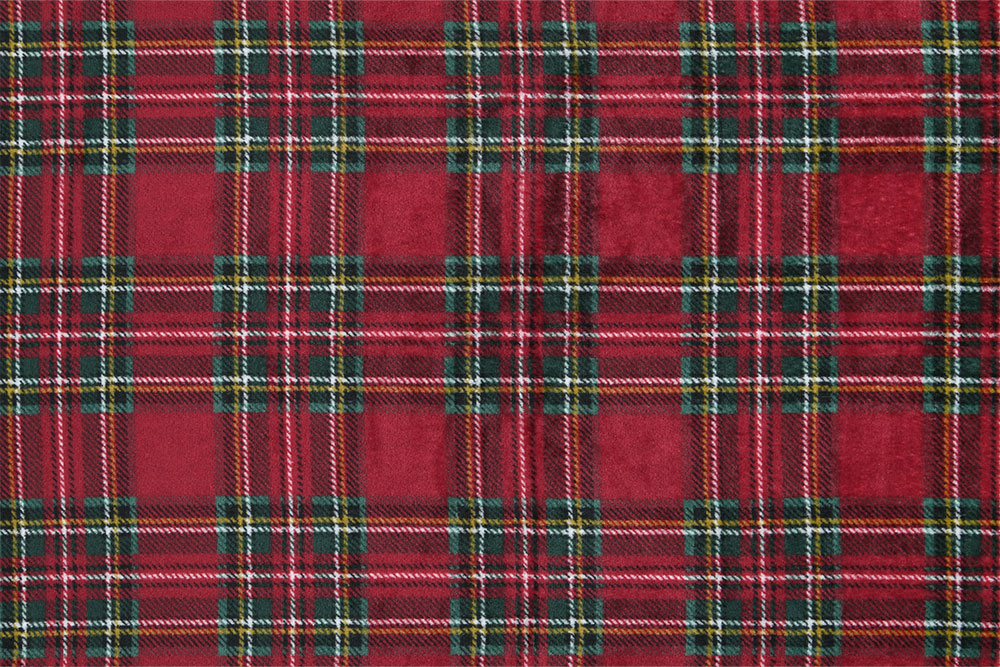 Schottenkaro zum Einkuscheln – klassisch, warm, flauschig. Fl1292 Fleece Schottenkaro Stm Weihnachten Karo Wellness-Fleece - Edinburgh