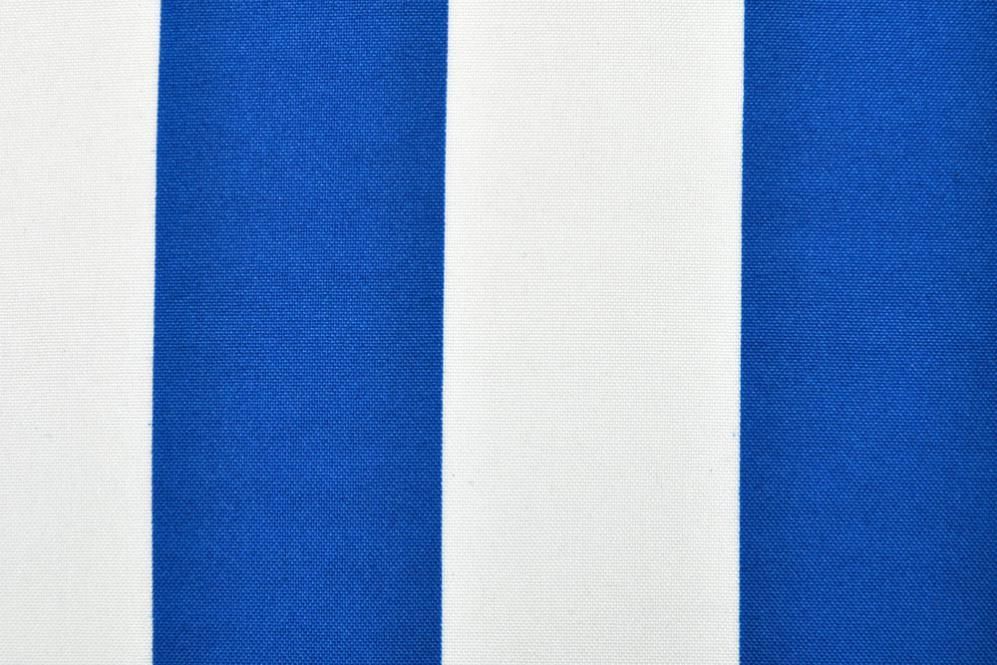 Pflegeleichter Polyesterstoff, dessen 5 cm breite Blockstreifen viele tolle Kostüm- und Dekoideen möglich machen Fn1099 Streifen Breit Blau Weiss Universalstoff Z1 Fasnacht Stoffe bunt Universalstoff - Streifen breit - Blau/Weiß