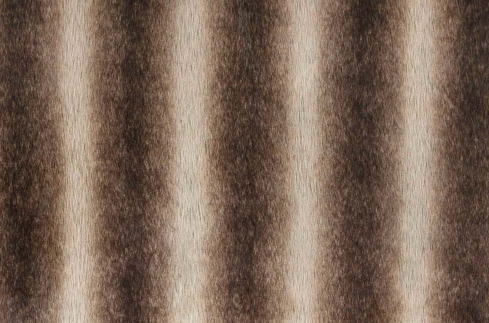 Wunderschönes, flauschiges Fellimitat. Fp1111 Kunst Pelz Braun Hand Pelzimitat Pelz-Imitat - Taiga-Wolf