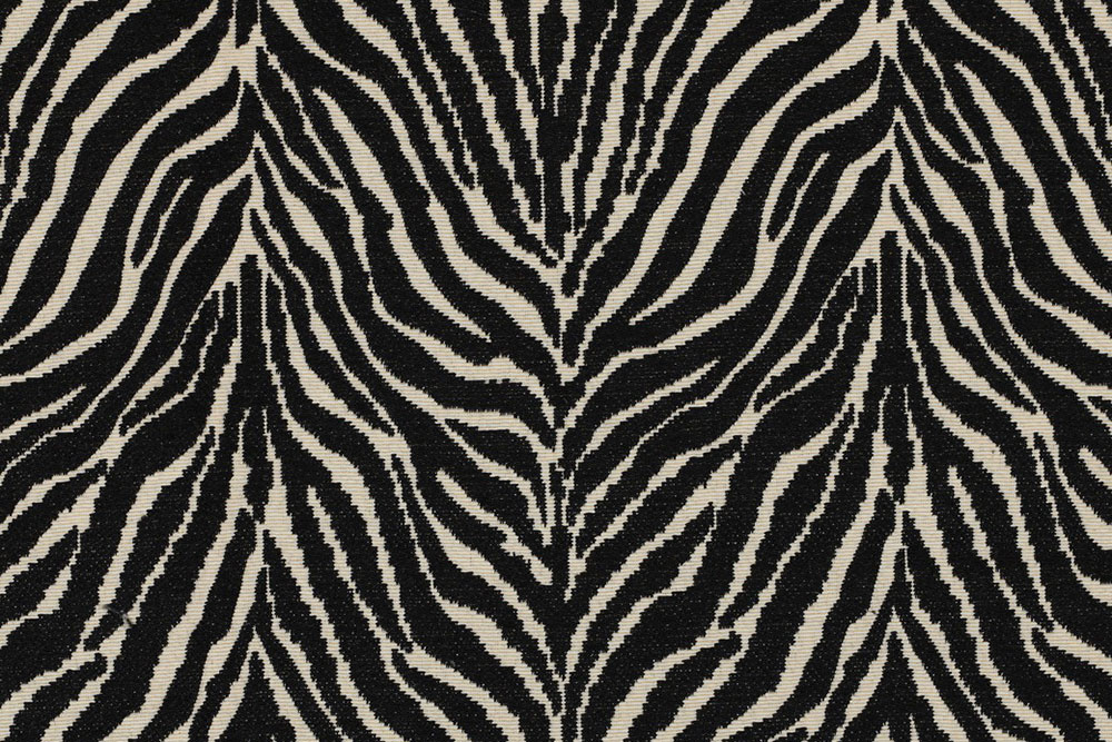 Gobelin mit tropisch angehauchtem Muster in schönen Grüntönen - ein Hingucker für Ihre DIY-Ideen! Gobelin Zebra Dekostoffe NEU  Gobelin Basic - Zebra
