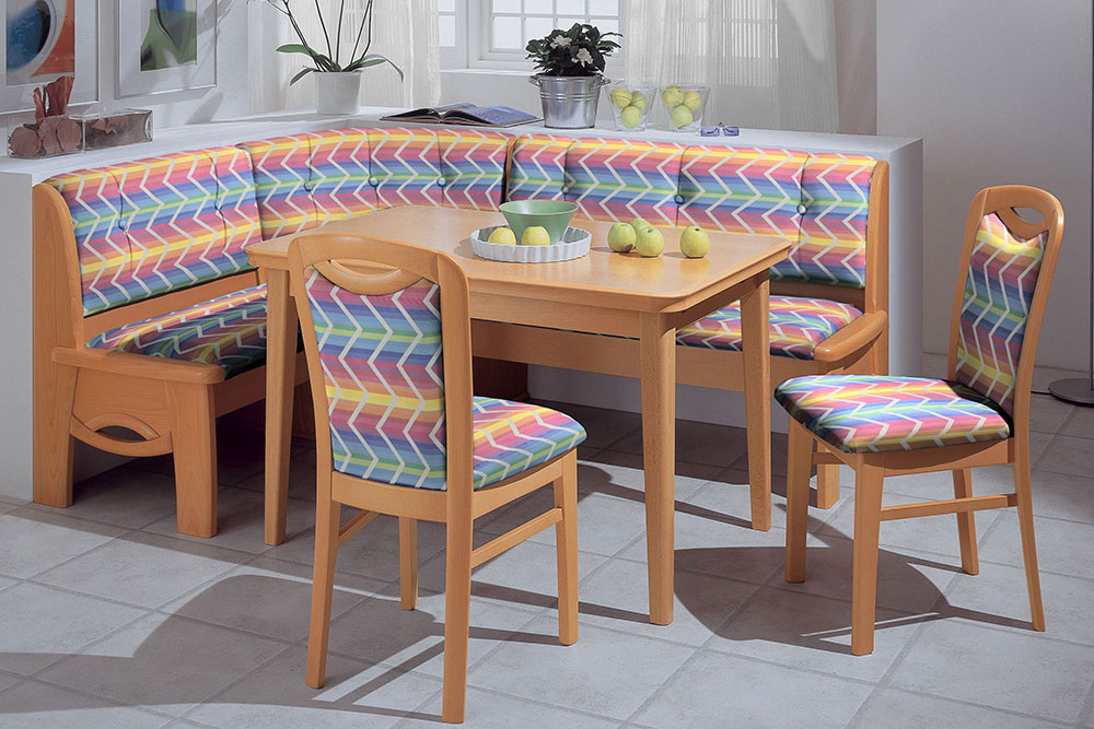 Hochwertiger, schwerer Dekostoff in edler Jacquard-Webart mit Zickzack-Design auf buntem Farbenmix Ds2431 Jacquard Bunt Zickzack Taschenstoffe Jacquard-Dekostoff deluxe - Zickzack