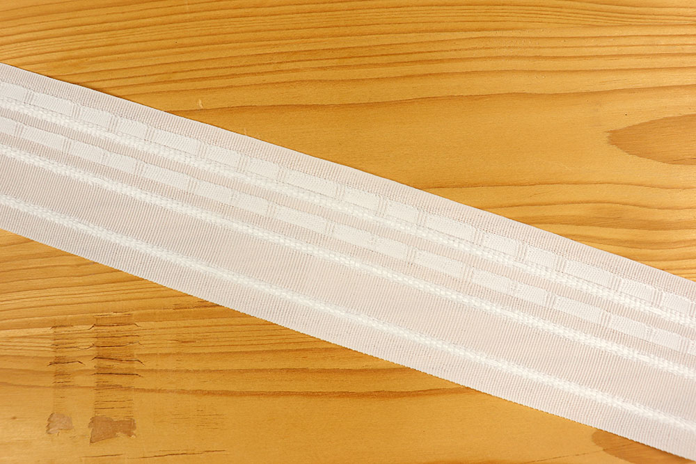 Gz5007 Gardinenband Universal 5mm Gardinenzubehör Gardinenband Universal - 50 mm - Weiß