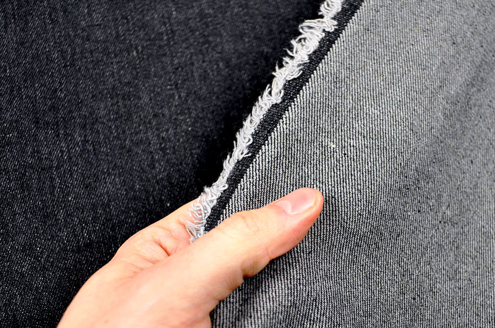 Robust, strapazierfähig, stylisch - klassischer Jeansstoff in Schwarz! Js5006 Jeansstoff Gewaschen Schwarz S4 Uni Bekleidungsstoffe Jeansstoff gewaschen Schwarz
