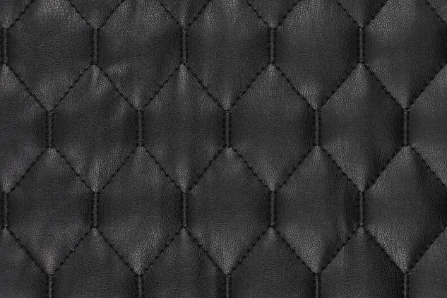 Lederstepper mit wattierter Innenschicht - vereint ästhetische Raffinesse mit herausragender Funktionalität! Kl1169 Kunstleder Stepper Schwarz Lederimitat Kunstleder-Stepper wattiert XXL - Schwarz