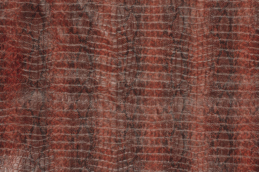 Achtung: Krokodil! Sichern Sie sich dieses super edle Lederimitat! Kroko Kunstleder Bordeaux Stm Krokodil - Kunstleder Krokodil-Kunstleder - Bordeaux