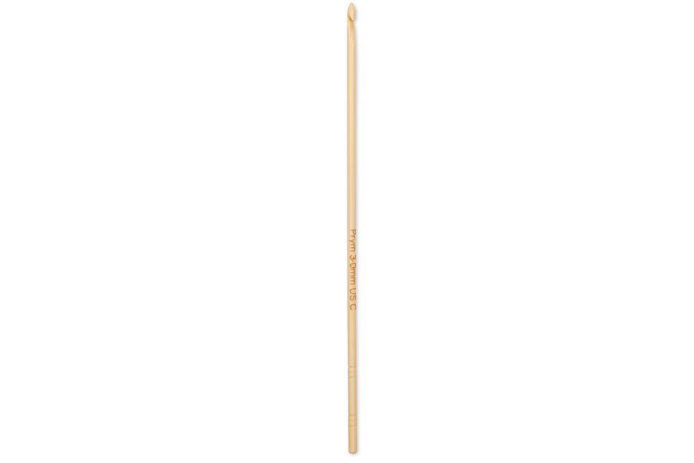 Ks1082 Häkelnadeln Woll-Häkelnadel Prym - 15 cm - 3 mm - Bambus