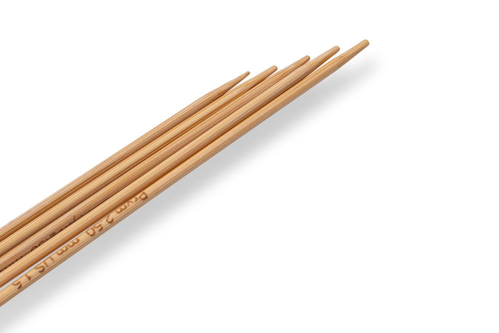 Ks1091 Stricknadeln Strumpfstricknadeln Prym 15 cm - 2,5 mm Bambus