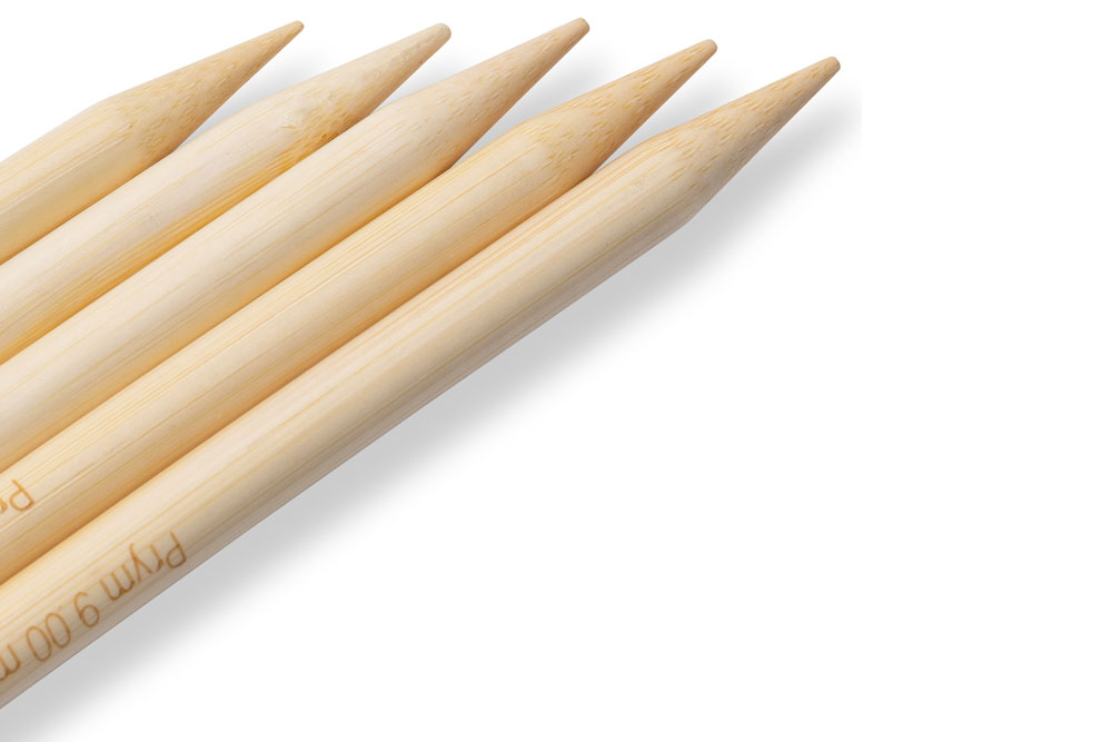 Ks1103 Stricknadeln Strumpfstricknadeln Prym 20 cm - 9,0 mm Bambus