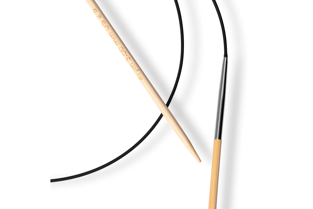 Ks1110 Rundstricknadeln Rundstricknadeln Prym 80 cm - 3,0 mm Bambus