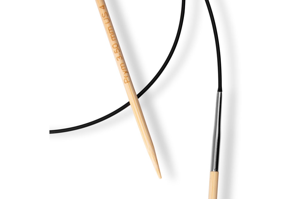 Ks1111 Rundstricknadeln Rundstricknadeln Prym 80 cm - 3,5 mm Bambus