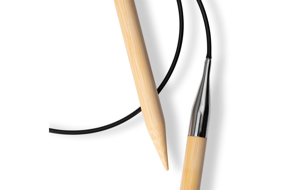 Ks1118 Rundstricknadeln Rundstricknadeln Prym 80 cm - 9,0 mm Bambus